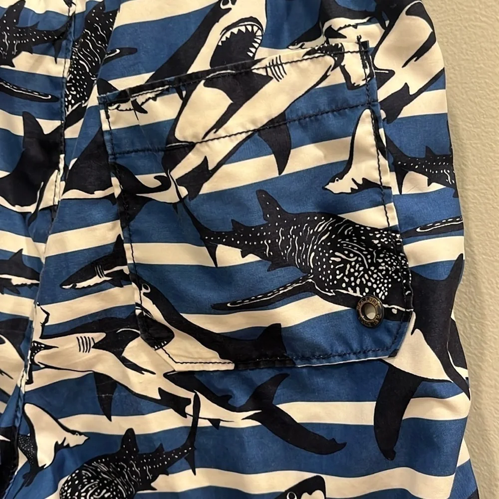 GAP - boys swim trunks, bathing suit. Shark print. Size boys XL